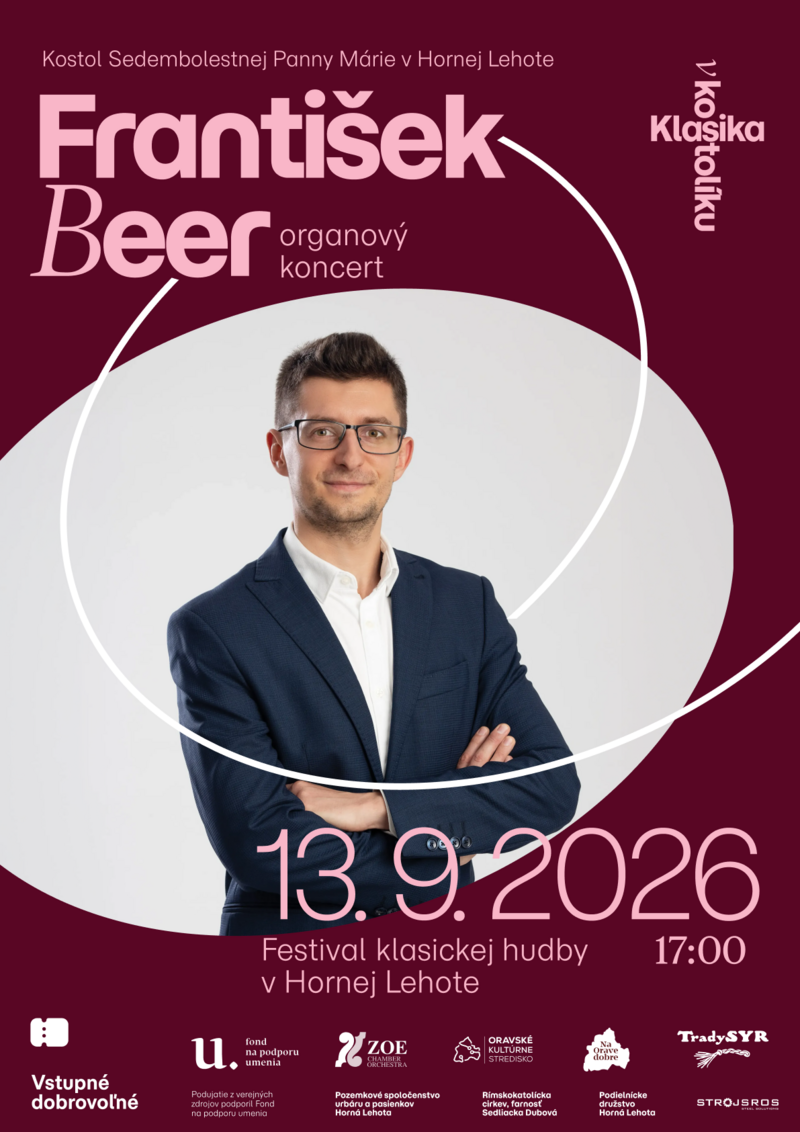 Klasika v kostolíku_František Beer – plagát (1)